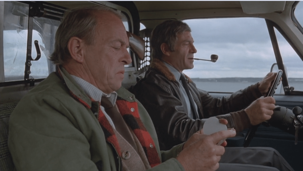 Mayor Hannigan reads the creepiest Valentine ever while cruising with Chief Newby.