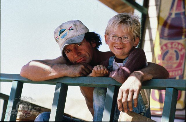 Ed Harley and his son, Billy, man their family store...during happier times.