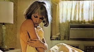 Rosemary inspects the scars left after the surreal night with Guy