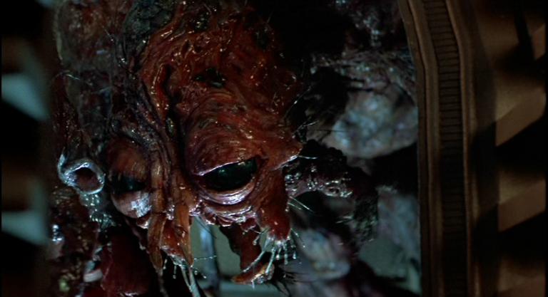 There's no way back, as Brundle completes his transformation.