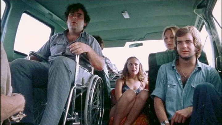 Sally, Franklin and friends enjoy a pleasant van ride in the balmy Texas sunshine.