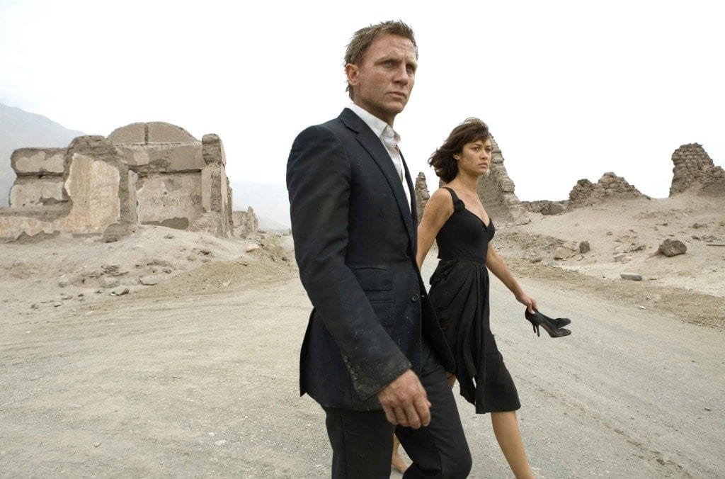 Daniel Craig and Olga Kurylenko star in Metro-Goldwyn-Mayer Pictures/Columbia Pictures/EON Productions' action adventure QUANTUM OF SOLACE.