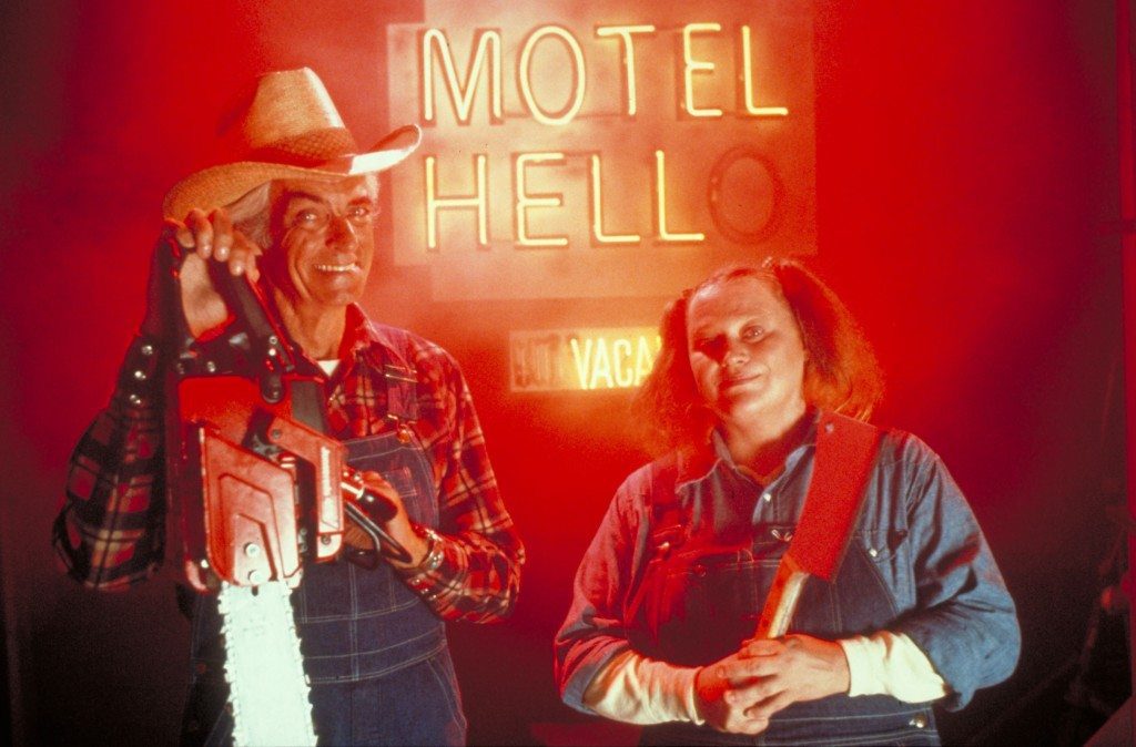 Farmer Vincent and his sister, Ida, the proud proprietors of Motel Hell (o)