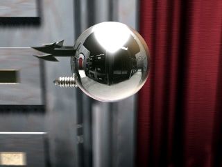 There's no way Barry Bonds could've even hit this fast ball, juice or no. The Tall Man's silvery orb of death. 