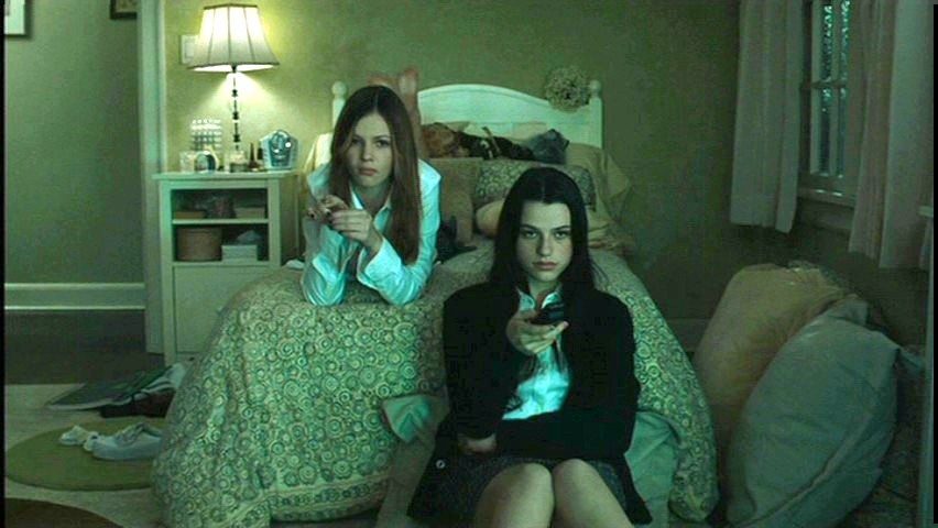 What better way to spend a friday night than watching a video that will kill you? Rachel's niece and her friend prepare to watch the tape for the first--and last--time.