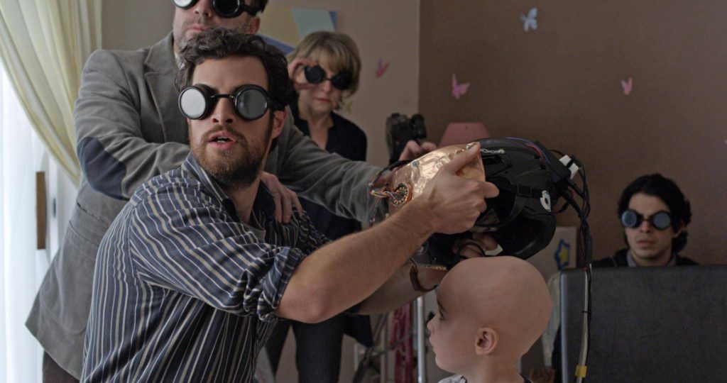 The final strain on Darryl and Jan's relationship comes when she catches him running an experiment on Abi to find out if she has indeed lived before.