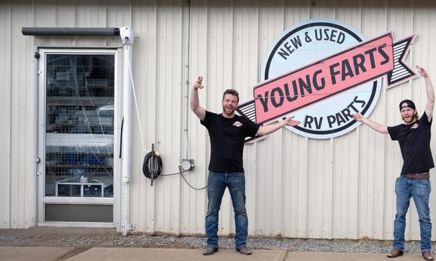 Young Farts Trailer Parts: The Glowitskys finds gold in piles of trash