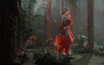 Buddy: Casper Kelly slices up murderous mayhem