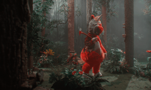 Buddy: Casper Kelly slices up murderous mayhem
